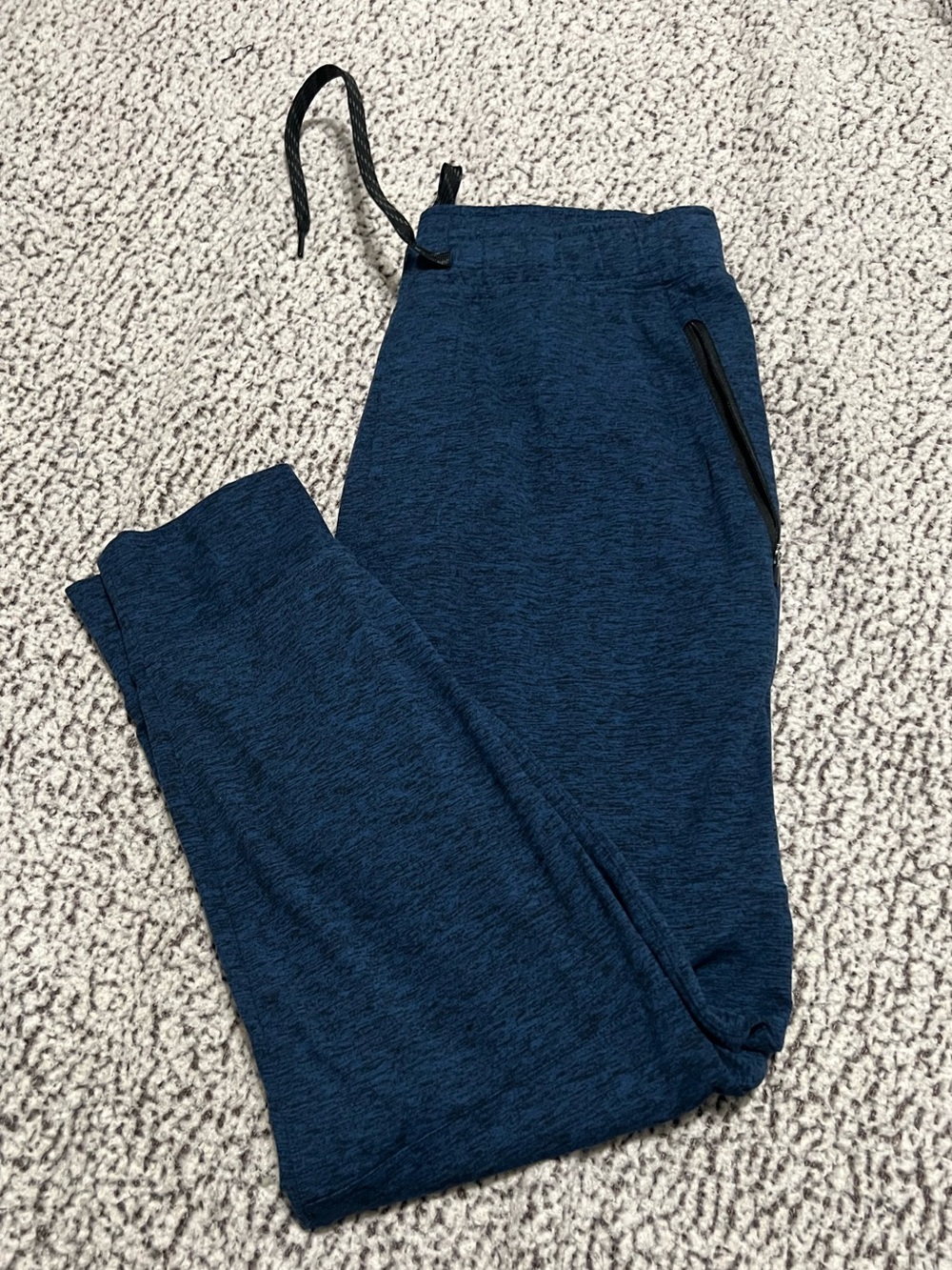 American Eagle Outfitters Navy Heather Tech Joggers